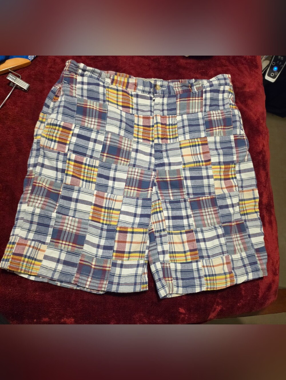 Charleston Twills Men's Patchwork Plaid Shorts